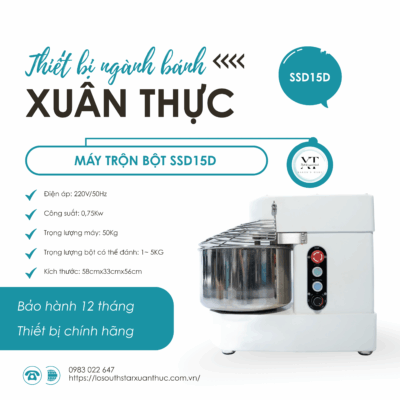 MÁY TRỘN BỘT 15L SSD15D