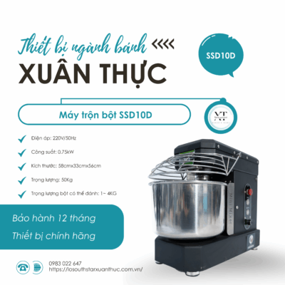 MÁY TRỘN BỘT 10L SSD10D