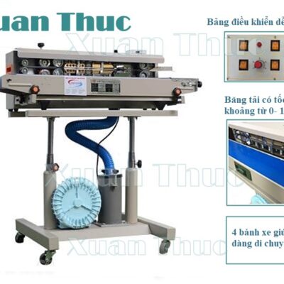Máy thổi khí và hàn miệng túi