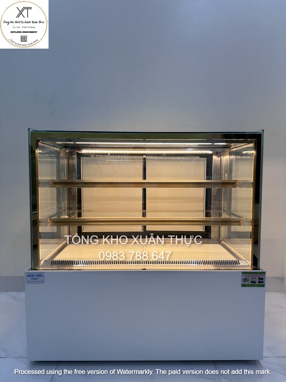 Tủ trưng bày bánh 3 tầng 1,2M New Cool Plus Tủ trưng bày bánh 3 tầng 1,2M New Cool Plus
