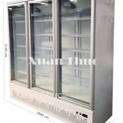 Tủ đông dạng đứng - 3 cánh kính
