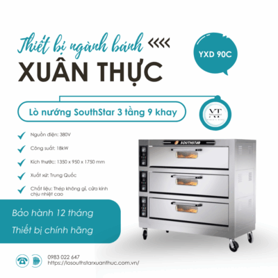 Lò nướng 3 tầng 9 khay Southstar YXD-90C