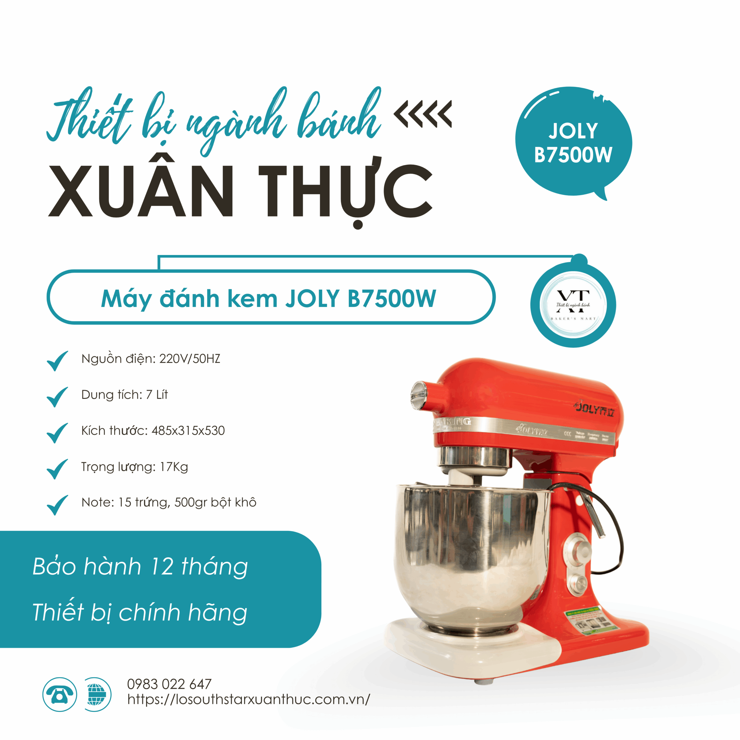 MÁY ĐÁNH KEM JOLY-7500 MÁY ĐÁNH KEM JOLY-7500