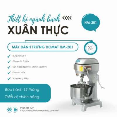 MÁY ĐÁNH TRỨNG HOMAT HM-201