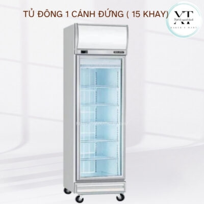 TỦ ĐÔNG 1 CÁNH ĐỨNG ( 15 KHAY)