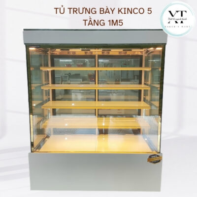 TỦ TRƯNG BÀY KINCO 5 TẦNG 1M5