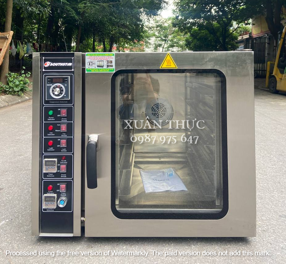 Lò nướng đối lưu thực tế tại Xuân Thực