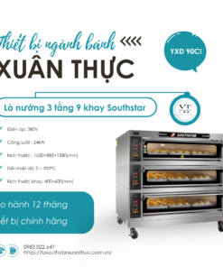 LÒ NƯỚNG SOUTHSTAR 3 TẦNG 9 KHAY YXD - 90 CI