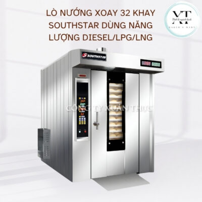 LÒ NƯỚNG XOAY 32 KHAY SOUTHSTAR DÙNG NĂNG LƯỢNG DIESEL/LPG/LNG