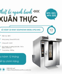 LÒ NƯỚNG XOAY 32 KHAY SOUTHSTAR DÙNG NĂNG LƯỢNG DIESEL/LPG/LNG