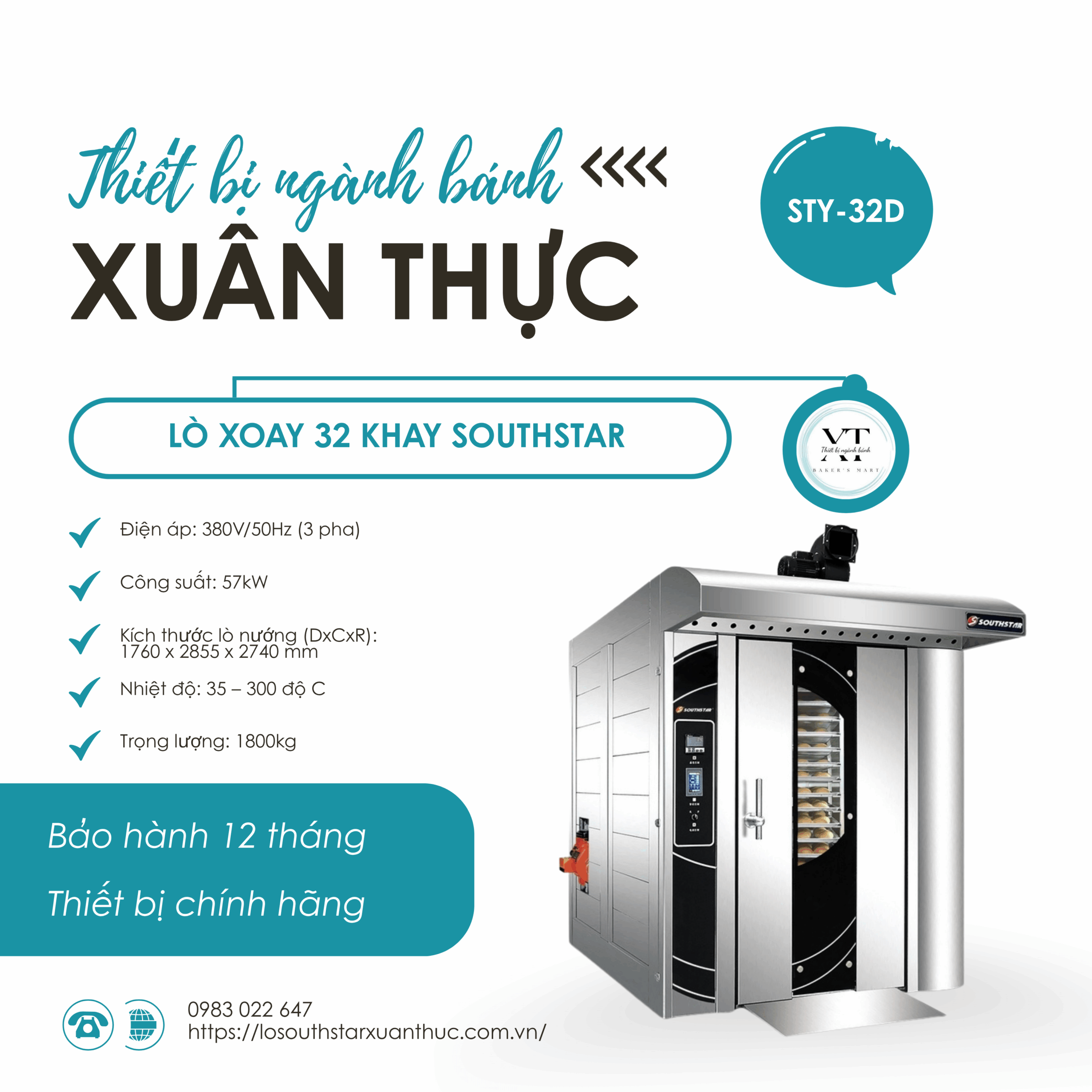 LÒ XOAY 32 KHAY SOUTHSTAR LÒ XOAY 32 KHAY SOUTHSTAR