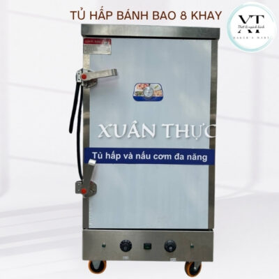 TỦ HẤP BÁNH BAO 8 KHAY