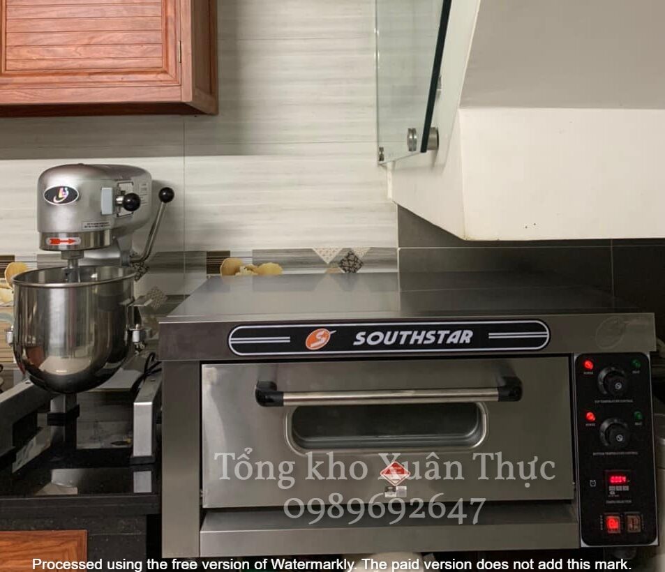 Lò nướng 1 tầng 1 khay Southstar tại nhà khách hàng kinh doanh online