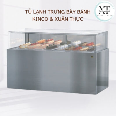 Tủ lạnh trưng bày bánh/ thạch KINCO dạng ngăn kéo