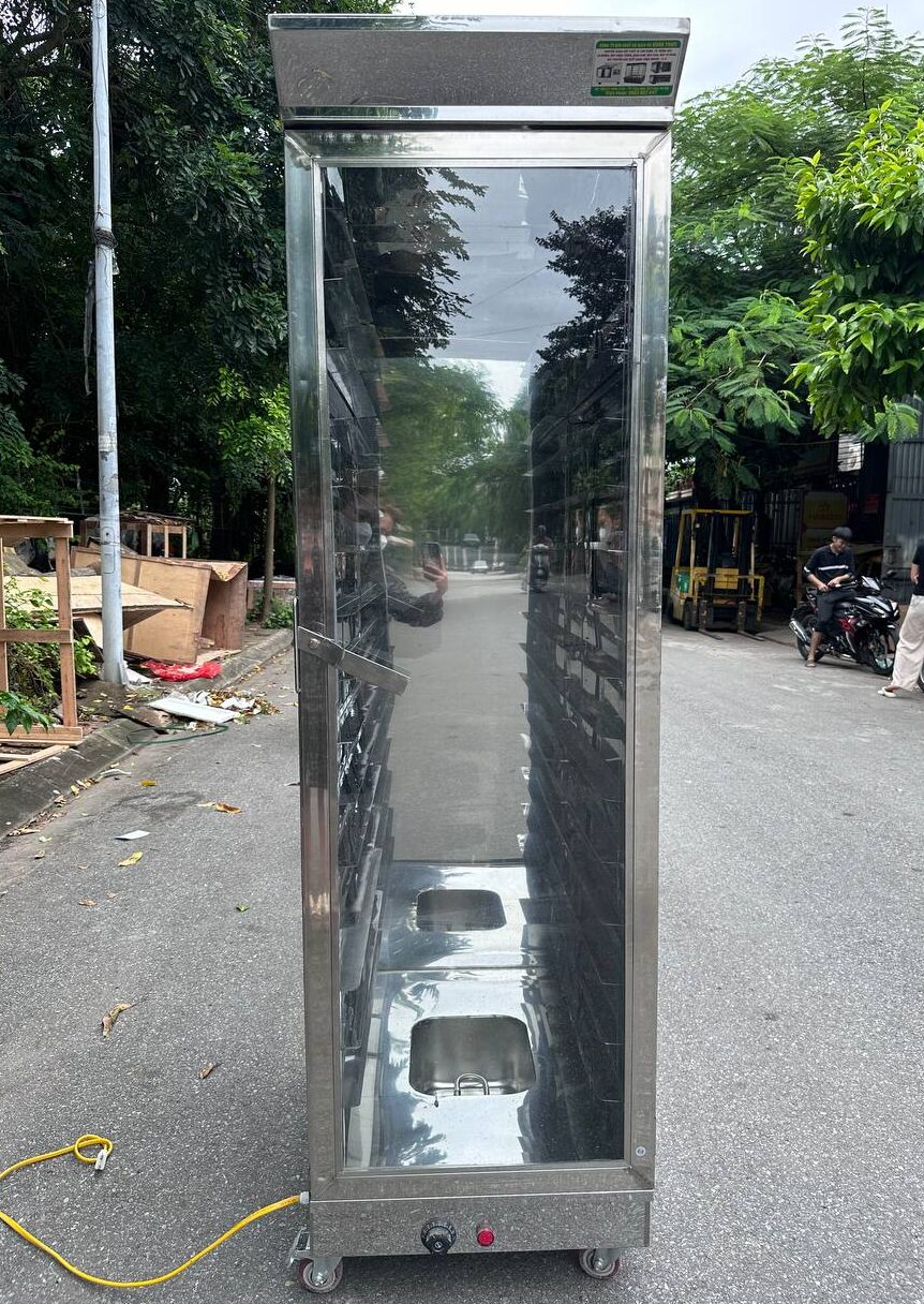 Mẫu tủ kích nở bánh 10 khay hàng Việt Nam thực tế tại Xuân Thực