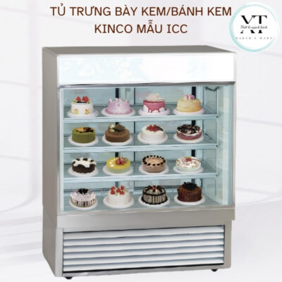 Tủ trưng bày kem/Bánh kem KINCO mẫu ICC