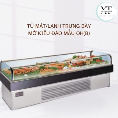 TỦ MÁT/LẠNH TRƯNG BÀY MỞ KIỂU ĐẢO KINCO MẪU OH(B)