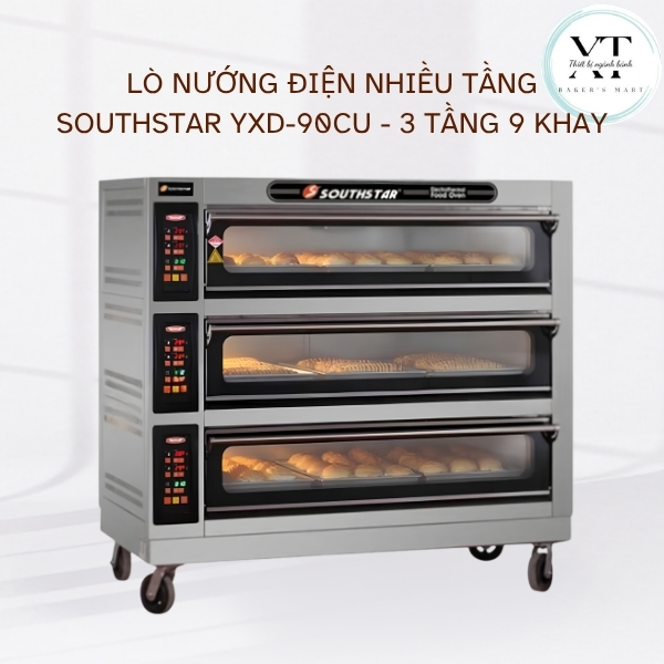 Lò nướng điện nhiều tầng SOUTHSTAR YXD-90CU - 3 tầng 9 khay Lò nướng điện nhiều tầng SOUTHSTAR YXD-90CU - 3 tầng 9 khay