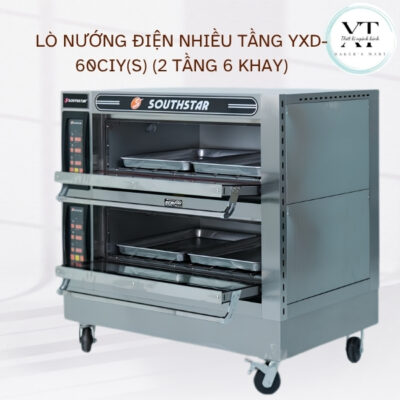 Lò nướng điện nhiều tầng YXD-60CIY(S) (2 tầng 6 khay)