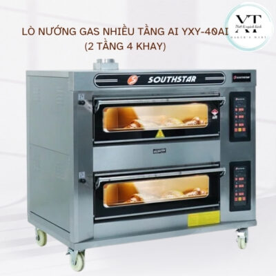 Lò nướng gas nhiều tầng AI YXY-40AI (2 tầng 4 khay)