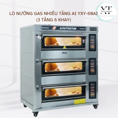 Lò nướng gas nhiều tầng AI YXY-60AI (3 tầng 6 khay)