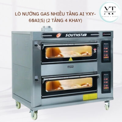 Lò nướng gas nhiều tầng AI YXY-60AI(S) (2 tầng 4 khay)
