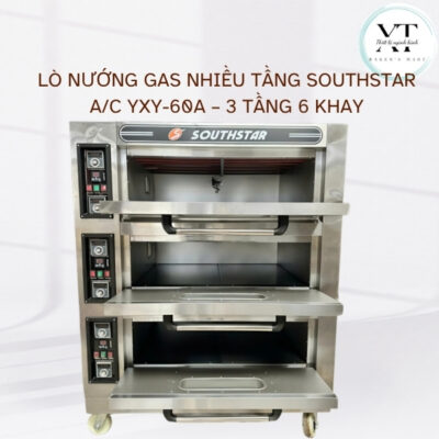 Lò nướng gas nhiều tầng SOUTHSTAR A/C YXY-60A – 3 tầng 6 khay