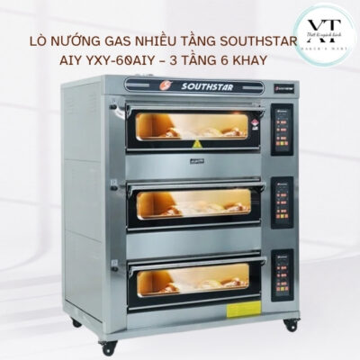Lò nướng gas nhiều tầng SOUTHSTAR AIY YXY-60AIY – 3 tầng 6 khay