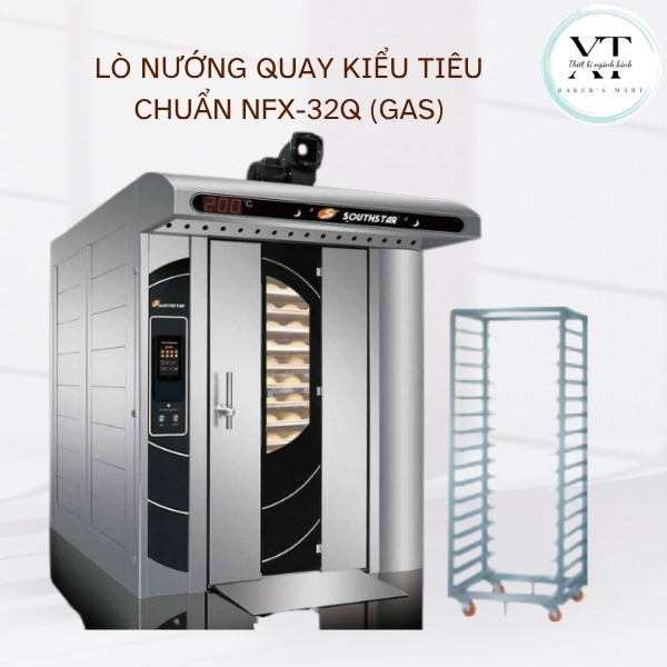 Lò nướng quay kiểu tiêu chuẩn NFX-32Q (Gas) Lò nướng quay kiểu tiêu chuẩn NFX-32Q (Gas)