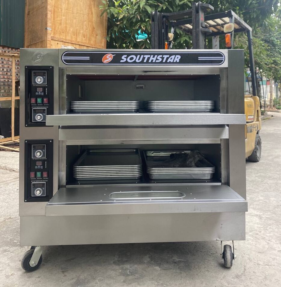 Lò sàn Southstar 2 tầng 4 khay thực tế tại Xuân Thực