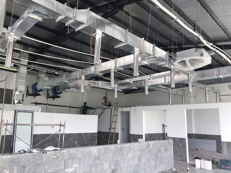 Thi công bếp công nghiệp